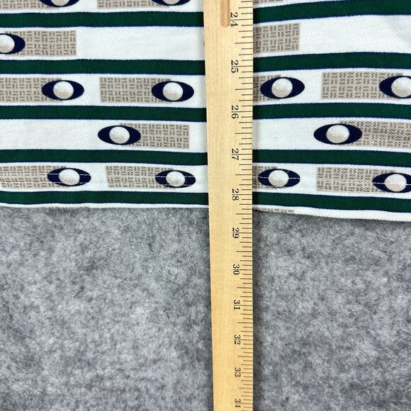 Vintage 90's Columbia Golf Men XL Polo Shirt Green Striped Pattern Short Sleeve - Picture 10 of 12
